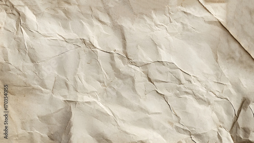 The Texture Of Crumpled Old Vintage Paper. Vector illustration.