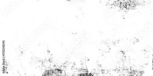 Distressed grain texture vector illustration dirt messy splash overlay and black and white Dust,Black and white dust grain texture with distressed grunge background.Grain noise rusted white effect, gr