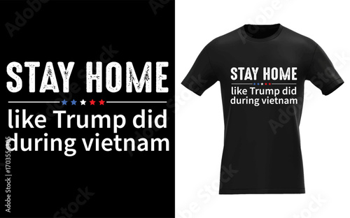Veterans united against trump impeachment protest graphic with american flag elements