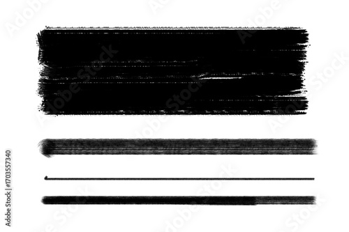 Wallpaper Mural straight line set, hand drawn straight line, rough and doodle hand drawn straight light pack Torontodigital.ca