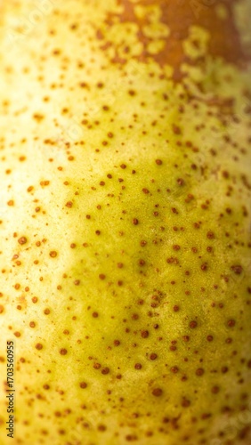 Wallpaper Mural Detailed Macro View of Yellow Pear Skin Showing Spots and Natural Texture Torontodigital.ca