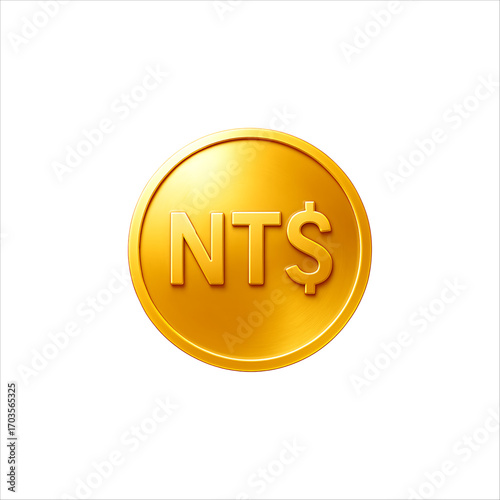  NT Dollar Coin,
High-Quality NT Dollar Coin 3D Render Evoking Prosperity