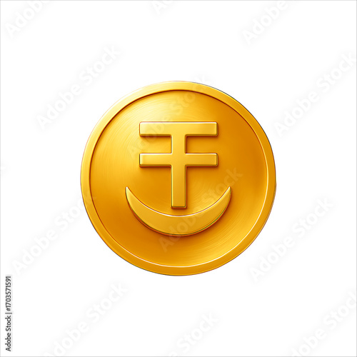 Gold Coin Showcase,
Minimalist Gold Coin Showcase with T-Crescent Embossing
