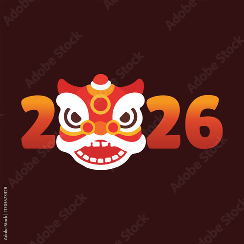 happy 2026 new year, fire horse chinese new year