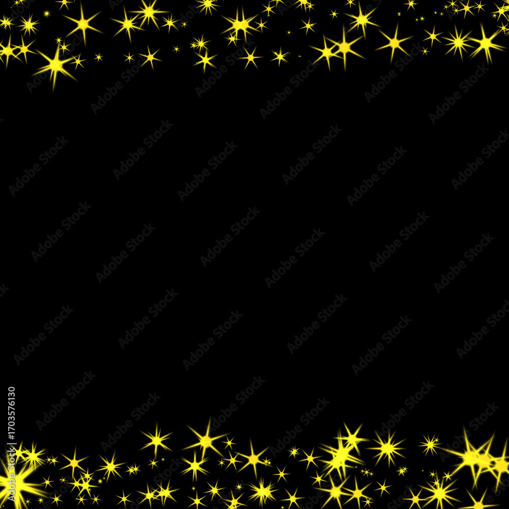 Obraz premium Sparkling yellowstars
