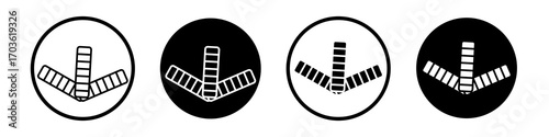 Swatches icon collection in black and white filled and outlined style for web.