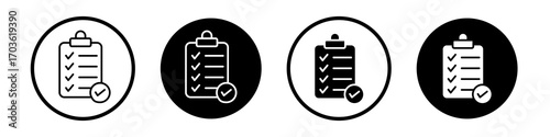 Summary icon collection in black and white filled and outlined style for web.