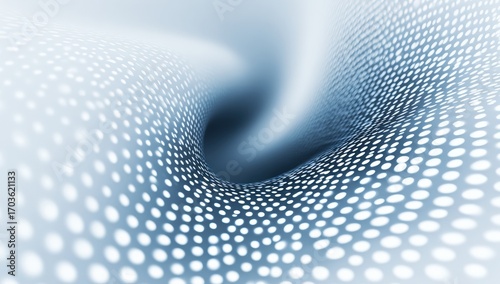 Abstract swirling pattern of dots