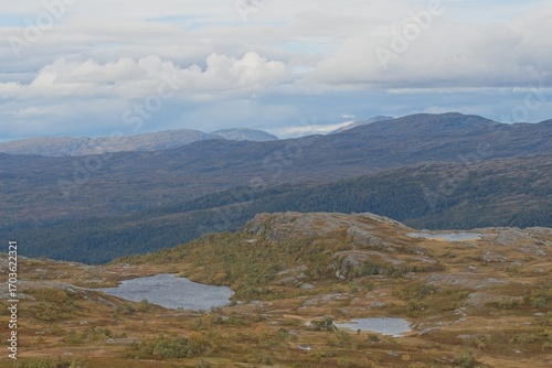 Small lakes in the hills near Storlien, Sweden