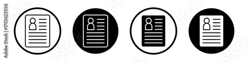 Job Application icon collection in black and white filled and outlined style for web.