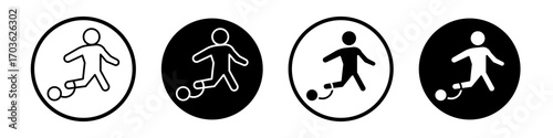 Escape icon collection in black and white filled and outlined style for web.