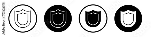 Durable icon collection in black and white filled and outlined style for web.
