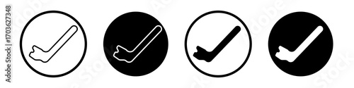 Crowbar icon collection in black and white filled and outlined style for web.