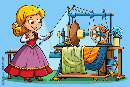 Clothes weaving machine, a reliable companion for every artistic lady! This machine provides the possibility of weaving all kinds of winter and summer clothes with high speed and excellent quality. As