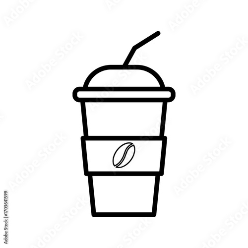 coffie Cup icon. vector ilustration on white background