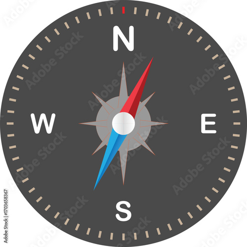 Vector EPS compass
