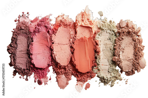 Crushed eyeshadow palette swatches (1)