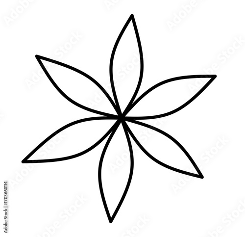 black and white flower vector