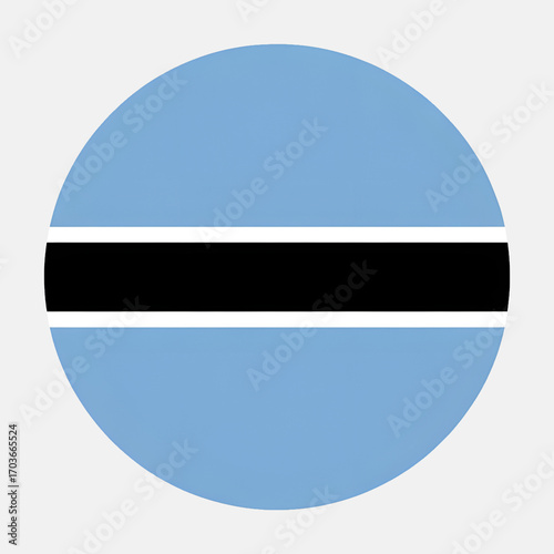 Free Download Striking Botswana flag emblem representing national pride and cultural identity - GFXLoad