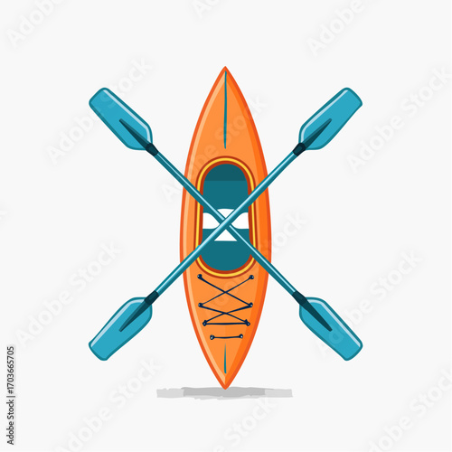 Kayak Paddle Logo