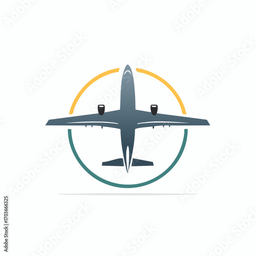 Airplane Outline Icon
