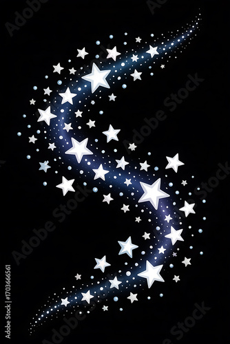 Whirlwind of stars, a cosmic spiral.
