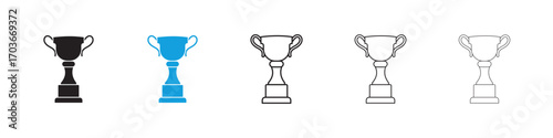 Trophy Icon collection for web design