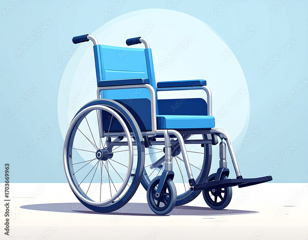 Fototapeta premium 車いす イラスト 