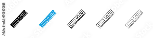 RAM memory Icon collection for web design