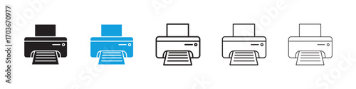 Print Icon collection for web design
