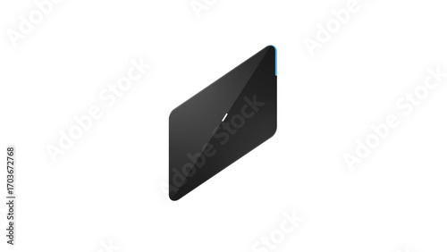 Sleek, modern black device with a subtle blue accent on the edge, showcasing minimalist technology and digital innovation for cutting-edge projects. Free Download Sleek, modern black device with a subtle blue accent on the edge, showcasing minimalist technology and digital innovation for cutting-edge projects. - GFXLoad