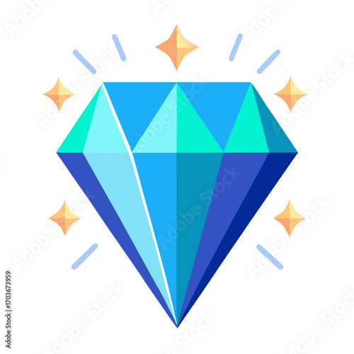 Abstract vector illustration of colorful origami paper art geometric shapes and triangles