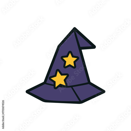 A Cute Cartoon Witch's Hat