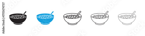 Cereal Icon collection for web design