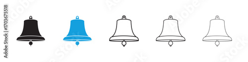 Bell Icon collection for web design