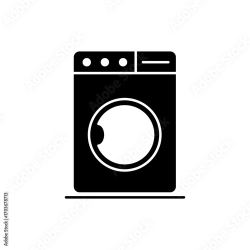 Icon a Washing Machine, isolated against a clean background.