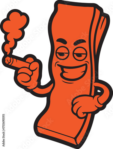 hand drawn vector illustration of a cartoon zombie