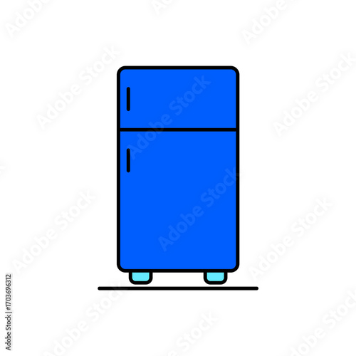 Icon a Refrigerator, isolated against a clean background.