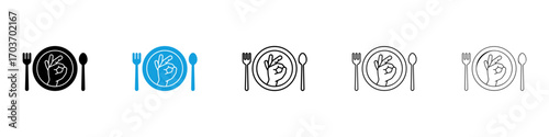 Good food icons vector illustration for ui
