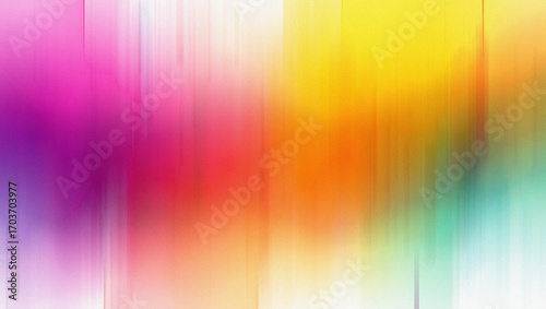 Vibrant abstract vertical motion blur with rainbow color spectrum background