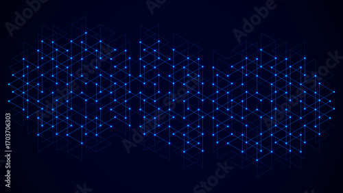 Creative idea of modern design with abstract geometric background. Minimalistic texture with triangles pattern