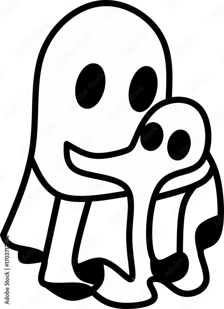Obraz premium funny monster cartoon
