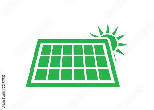 solar panel symbol, solar power

