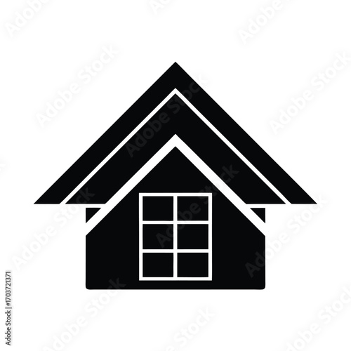 Solar House Roof Icon