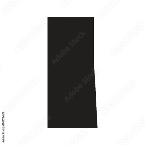 Saskatchewan, Canada Map Silhouette Vector Design