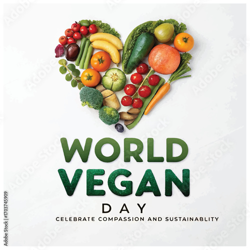 World Vegan Day promotes compassionate lifestyle choices encouraging sustainability health and animal welfare
