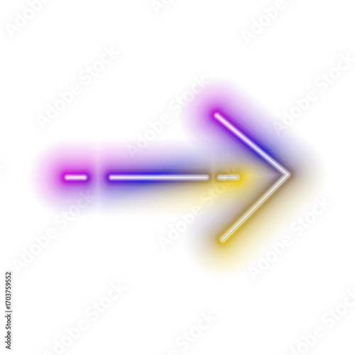 arrow up neon icon glowing yellow color 4k illustration. 4k black background illustration.