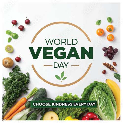 World Vegan Day promotes compassionate lifestyle choices encouraging sustainability health and animal welfare

