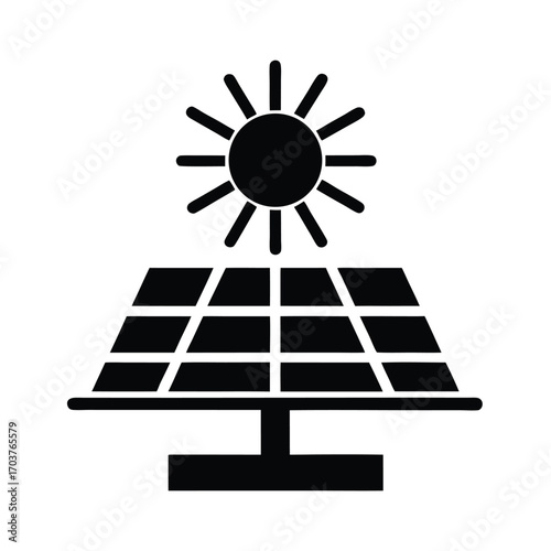 smart solar farm icon