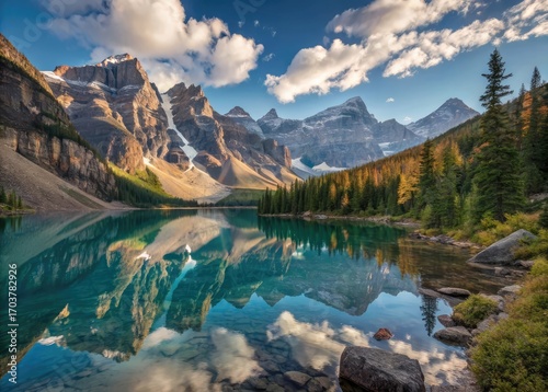 lake in mountains